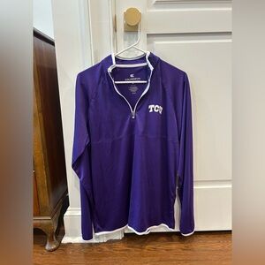 TCU quarter zip
